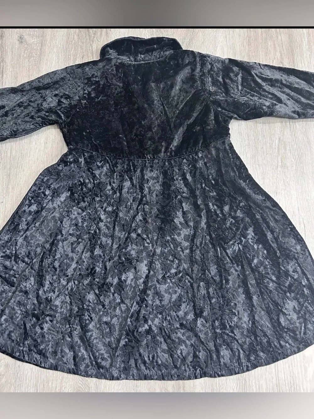 Baby Gap Black Velvet Dress 30-36 Months Toddler Holiday Party Vintage